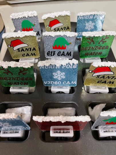 50 SANTA CAM LENS WITH STICKY ADHESIVE PADS FOR EASY APPLICATION!